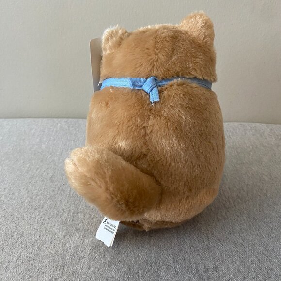 NWOT SKJ USA INC Mochishiba Shiba Inu Dog Blue Bib Japan 7" 2018 - Picture 3 of 11